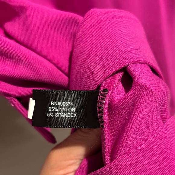 Boston Proper Fuchsia Jacket with Gold Zippers - Picture 7 of 7